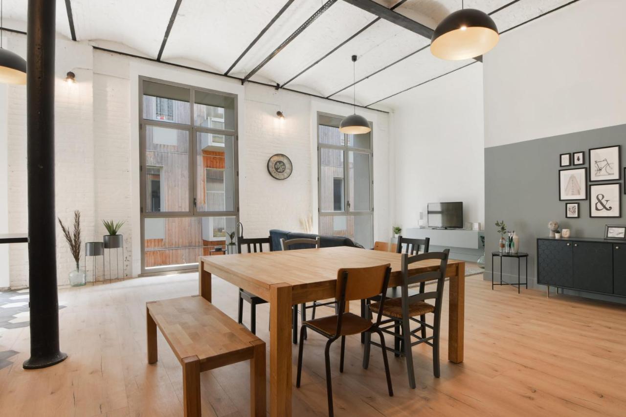 Loft De L'Usine - Welkeys Apartment Tourcoing Ngoại thất bức ảnh