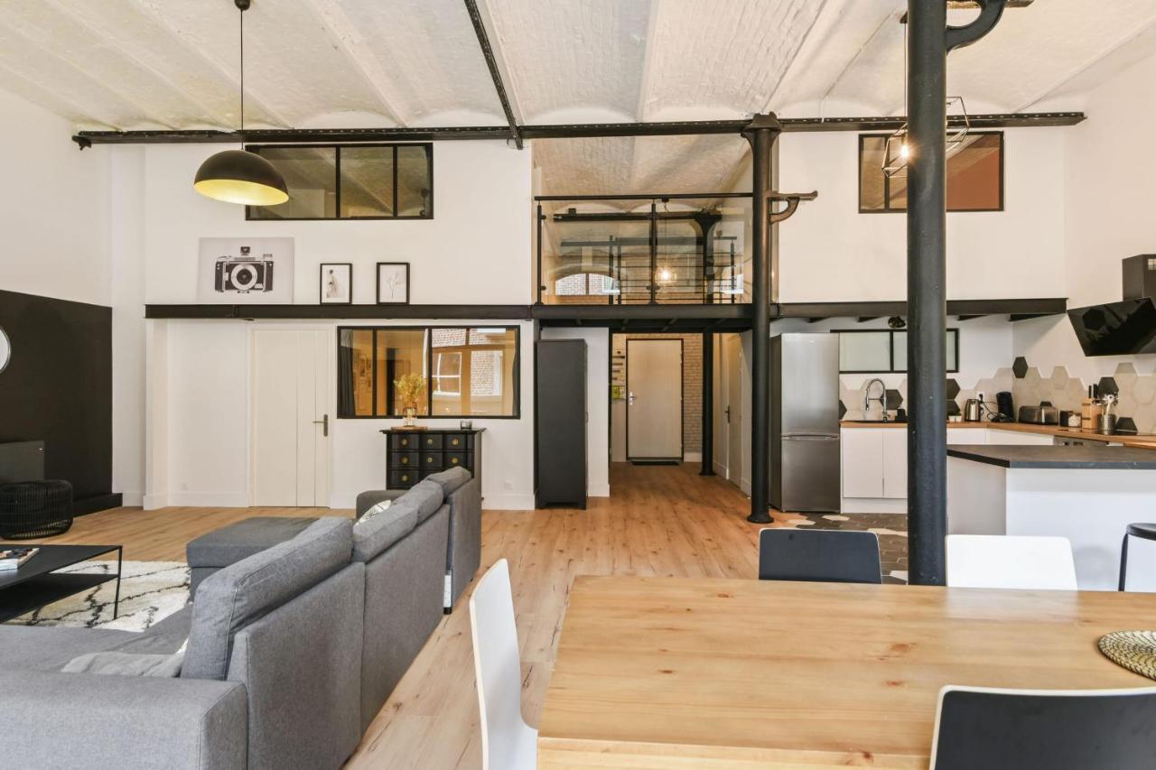 Loft De L'Usine - Welkeys Apartment Tourcoing Ngoại thất bức ảnh